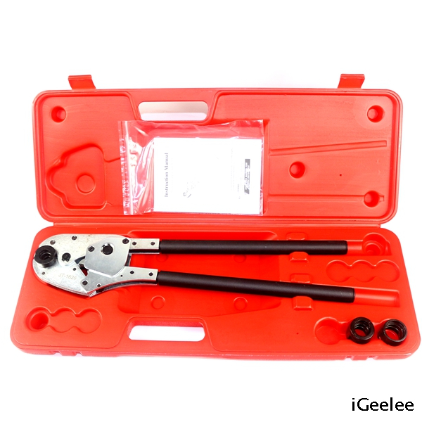 Ratchet Clamping Tool JT-1626 with Intercheable Dies for Pressing Different Sized of Pipes