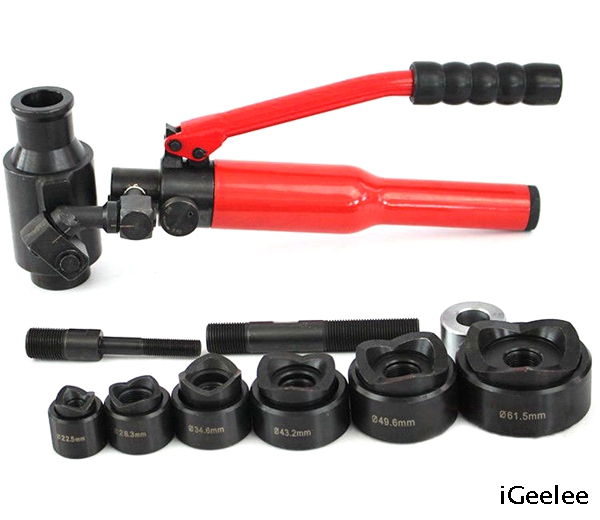 Hydraulic Hole Digging Tool WK-8 Punching Head Rotates 360 for Φ22.5-61.5mm in The 3.5mild Steel