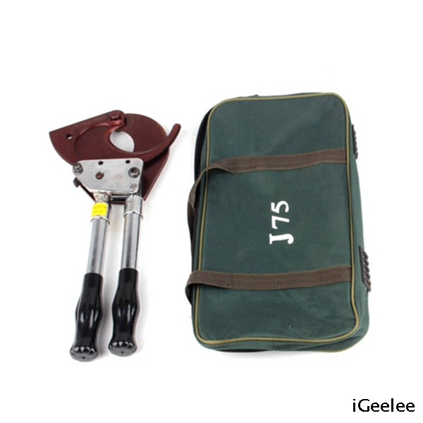 Ratchet Wire Cutter J75 for Cutting Copper& Aluminum in Armored Cable Smaller Than 3X 120mm2