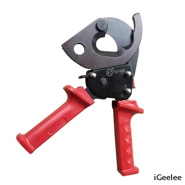 Manual Ratchet Cable Cutter TCR-500S with High Transmission Ratio Requires Little Power