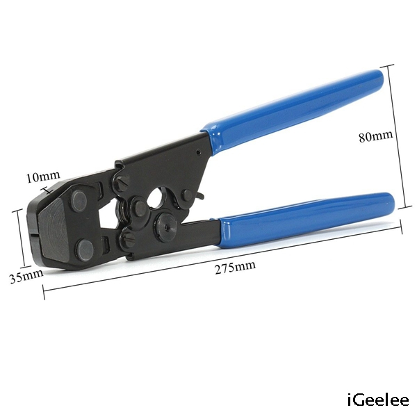 SS-T PEX Cinch Crimp Crimper Tool for SS Clamps for 3/8",1/2",5/8",3/4",1"